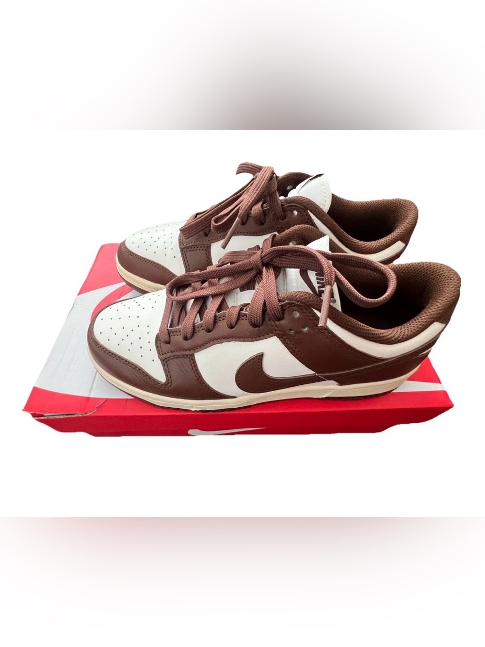 Nike Dunk Low Cacao Wow Coconut Milk Womens Size 8 Brown DD1503-124
